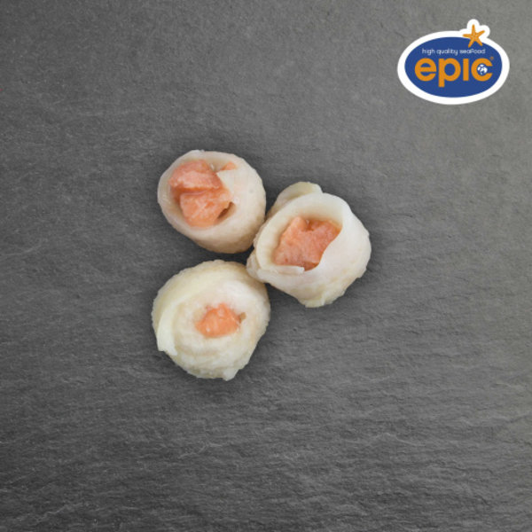SCHAR ROLLETJES MET ZALM - PER ZAK 800GR