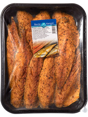  GEROOKTE MAKREELFILET PEPER - PER 1KG