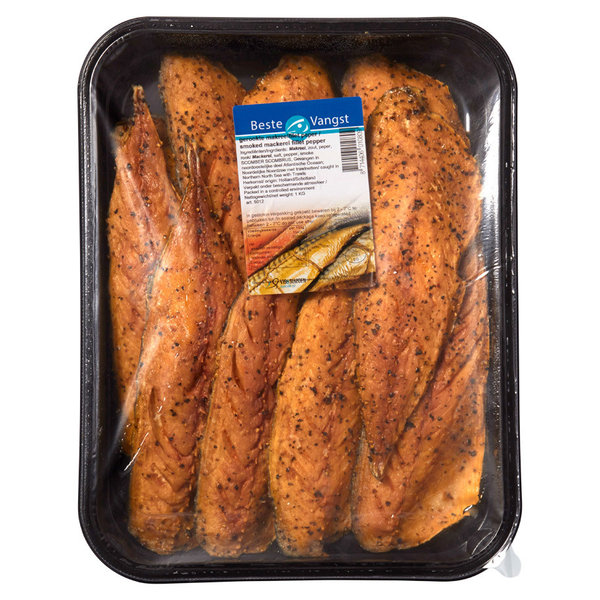 GEROOKTE MAKREELFILET PEPER - PER 1KG