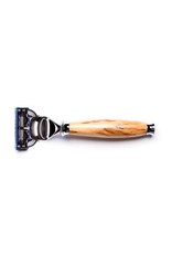 Taylor of Old Bond Street Scheermes Fusion Razor with Birch Wood Handle