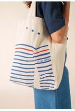 Saint James Tote Bag Pull Ecru/Gitane