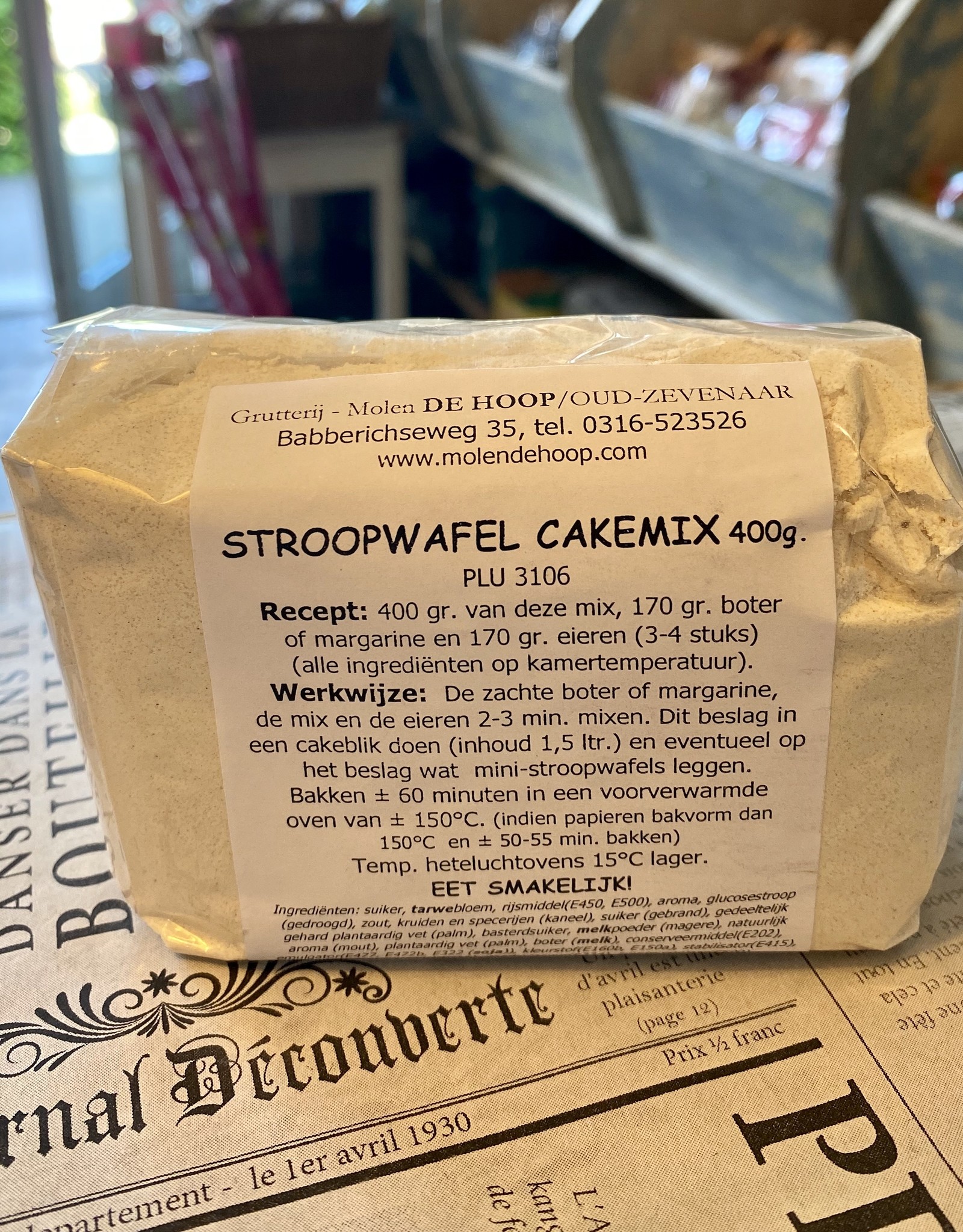 Grutterij Molen de Hoop Stroopwafel Cakemix