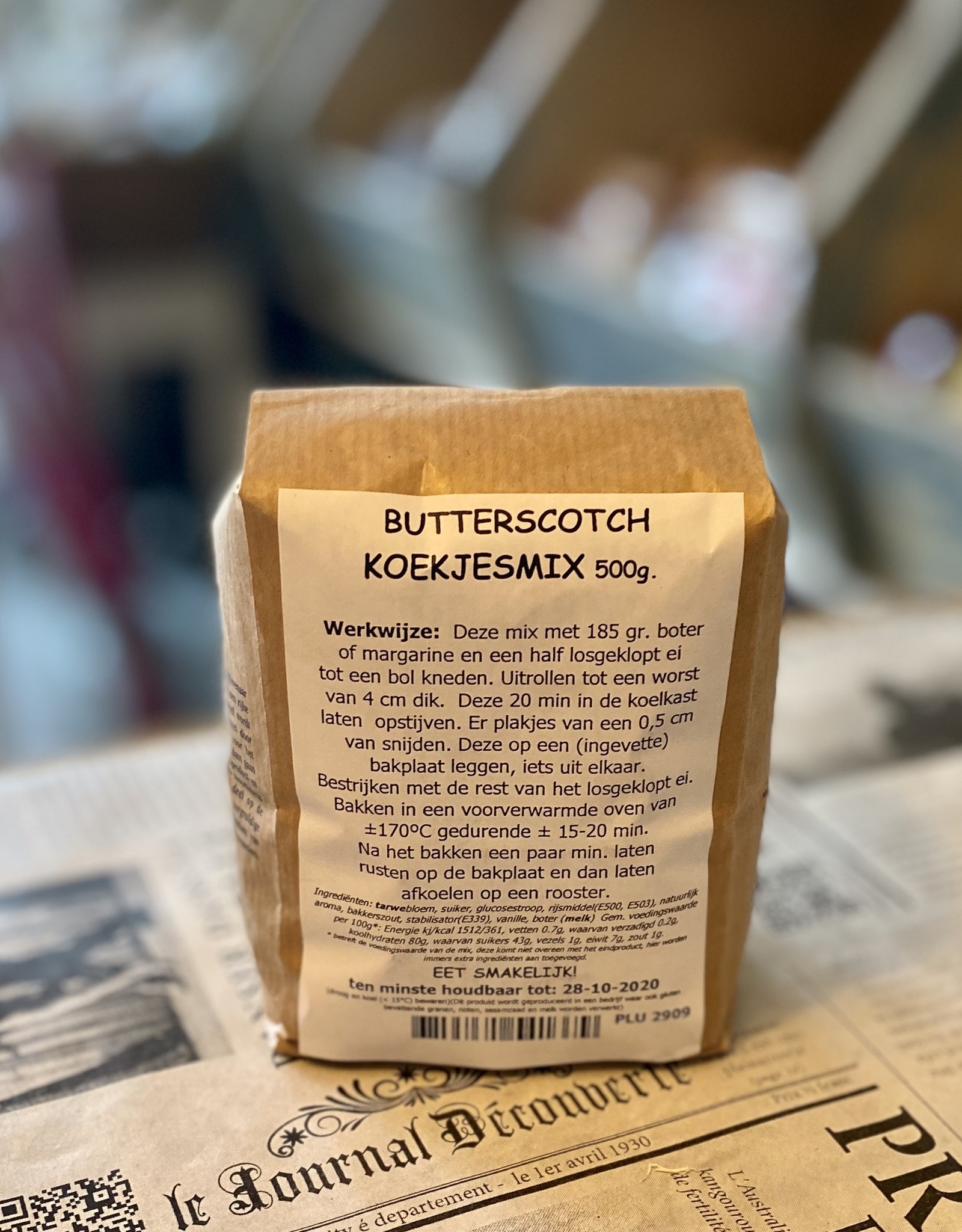 Grutterij Molen de Hoop Koekjesmix Butterscotch