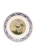 Pip Studio Plate Heritage Butterfly Blue