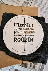 Bedankt Meester - Sokken