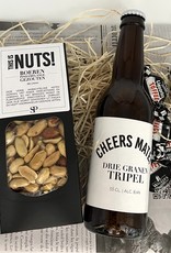 Cadeaupakket Cheers Mate  met bier en notenmix