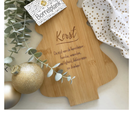 Serveerplank borrelplank kerstboom