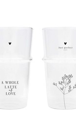 Bastion Collections Latte glas, a whole latte of love