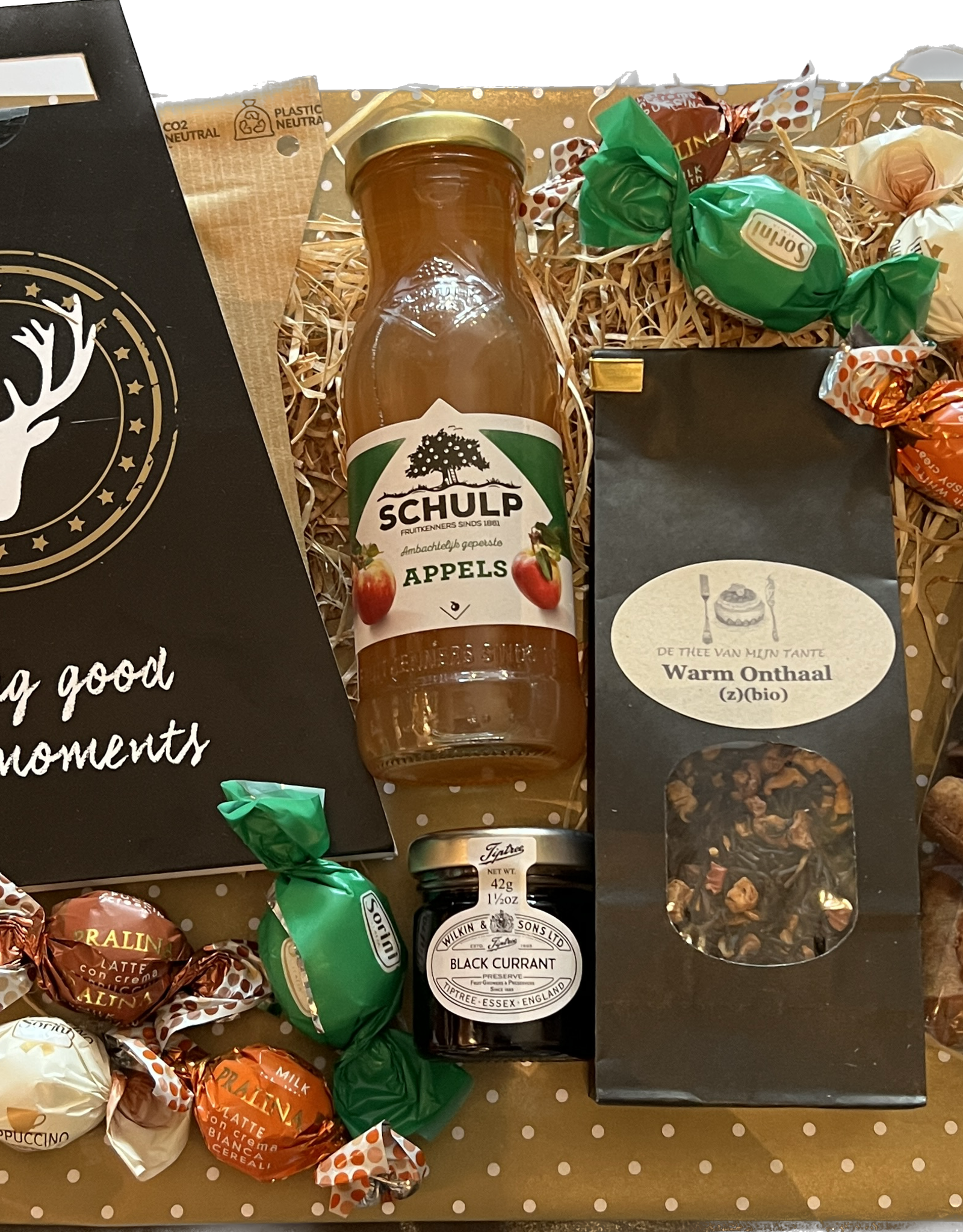 Koffie- en theepakket winter met chocolade en kaneel