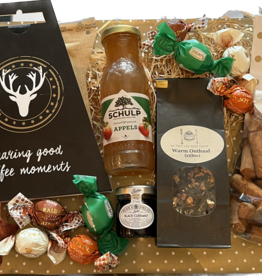 Koffie- en theepakket winter met chocolade en kaneel