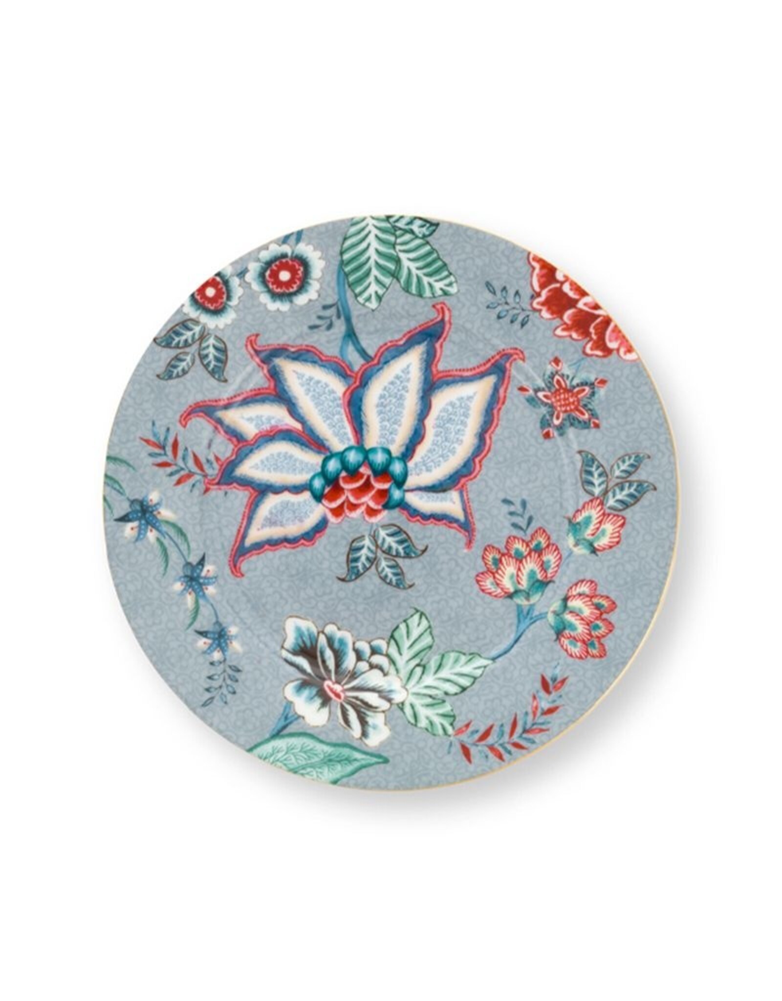 Pip Studio Flower Festival Gebaksbord Blauw