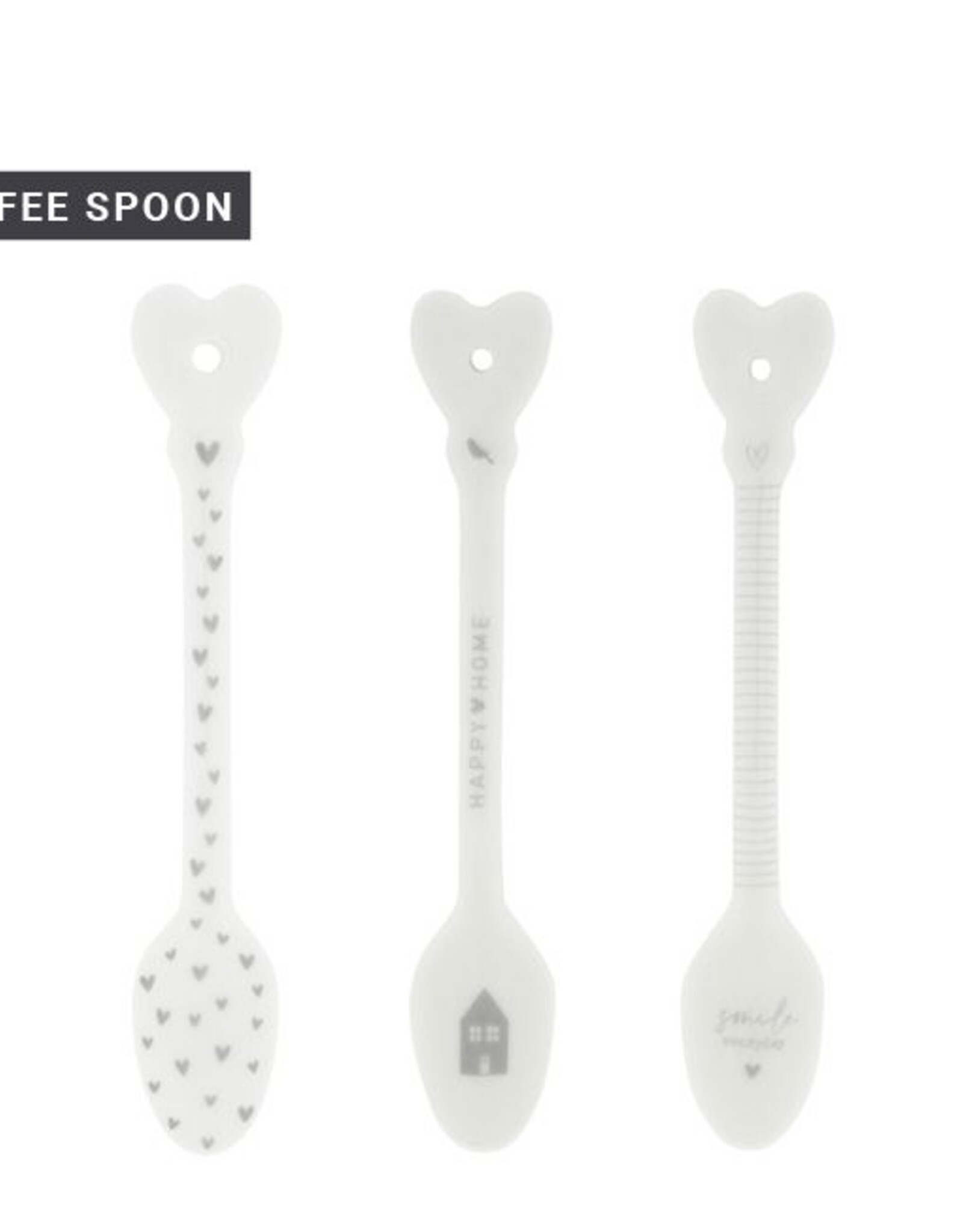 Bastion Collections Spoons hearts/ happy home/ stripes