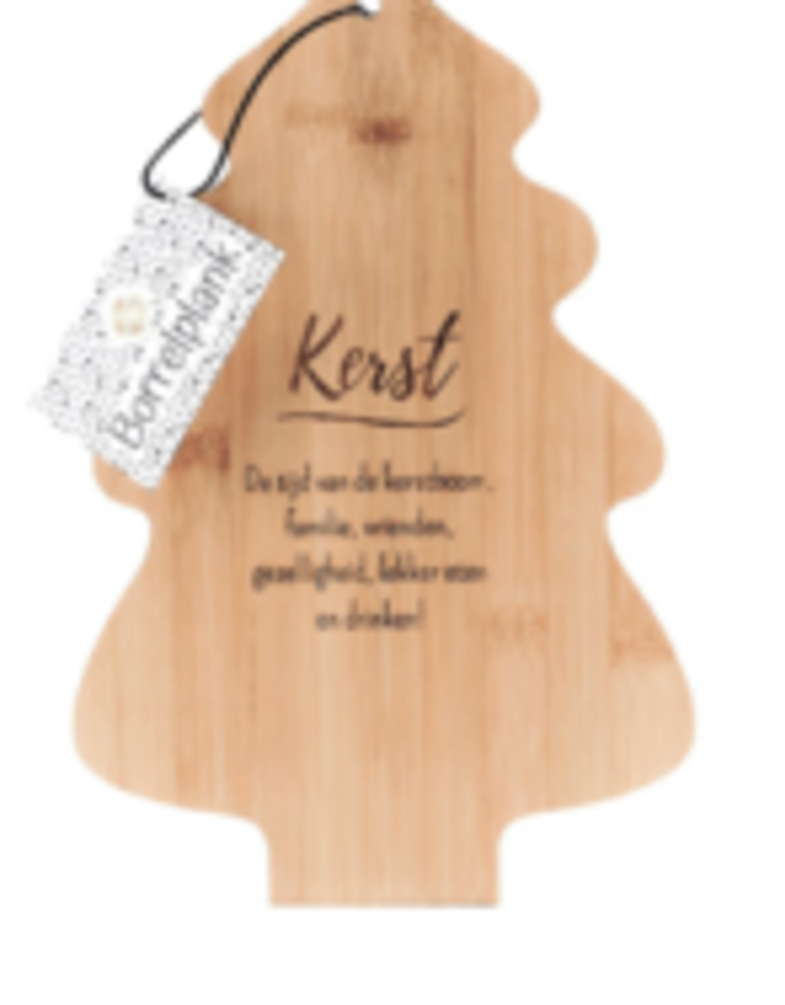 Serveerplank borrelplank kerstboom 'kerst