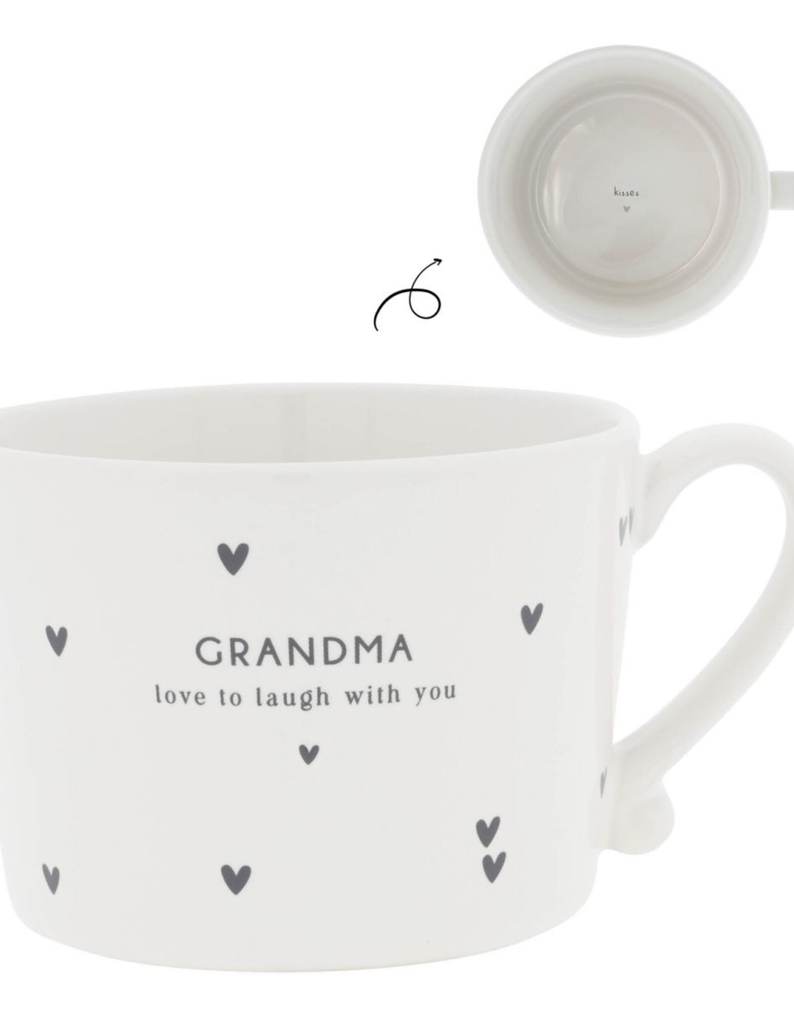 Bastion Collections Mok - Grandma, love to laugh with you