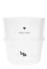 Bastion Collections Waterglas "Hello Today"