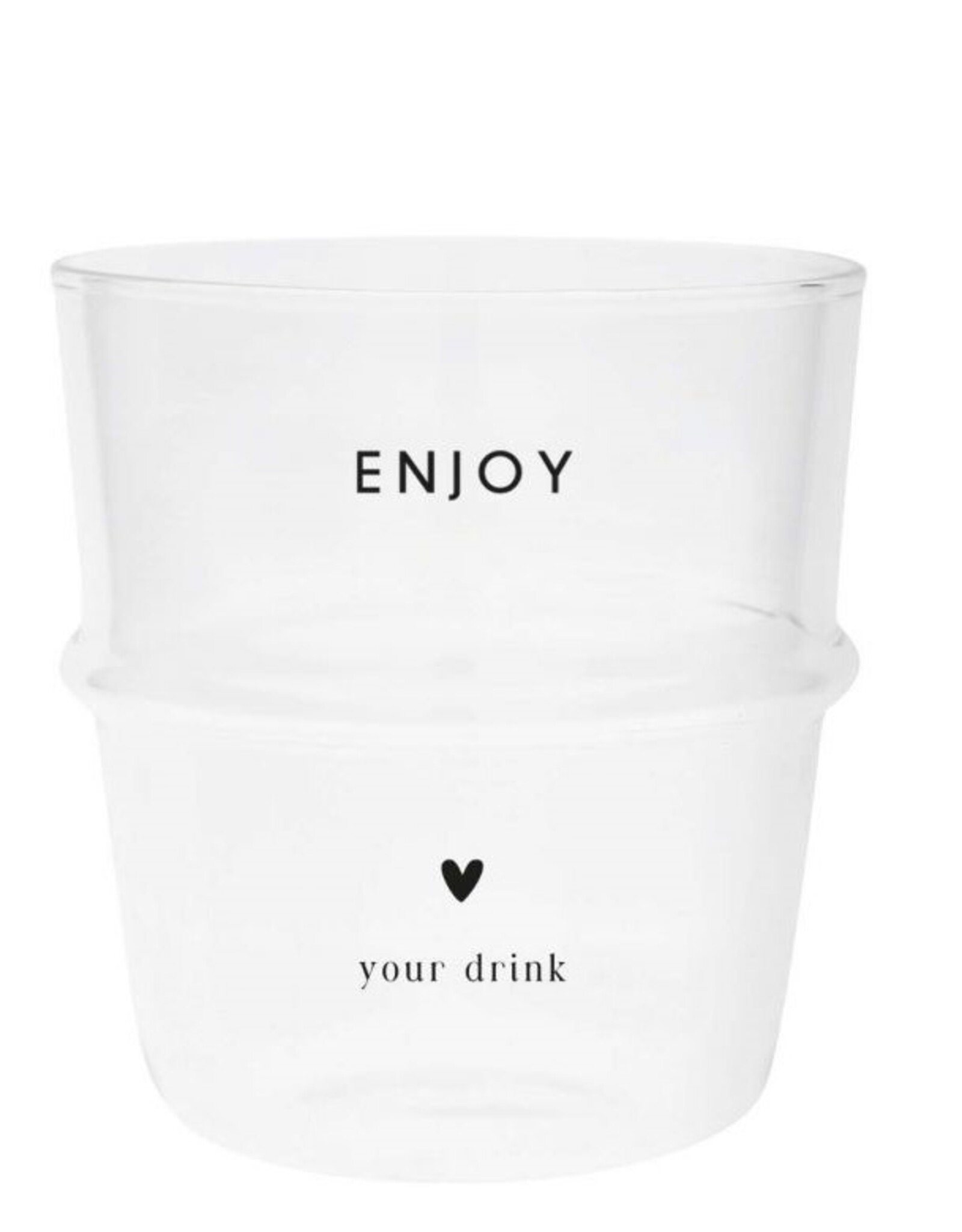 Bastion Collections Waterglas "Enjoy your drink"