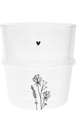 Bastion Collections Waterglas - Wild Flowers