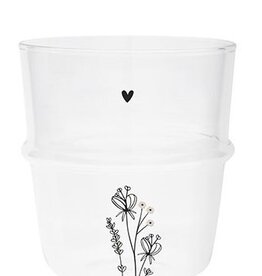 Bastion Collections Waterglas - Wild Flowers