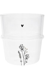 Bastion Collections Waterglas - Wild Flowers - Copy