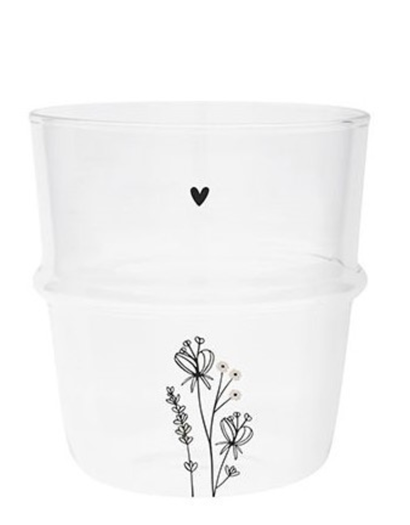 Bastion Collections Waterglas - Wild Flowers - Copy