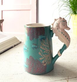 House of Disaster  Coral Jug - Seahorse