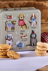 Hondenblik in relief, dogs in jumpers, gevuld met koekjes