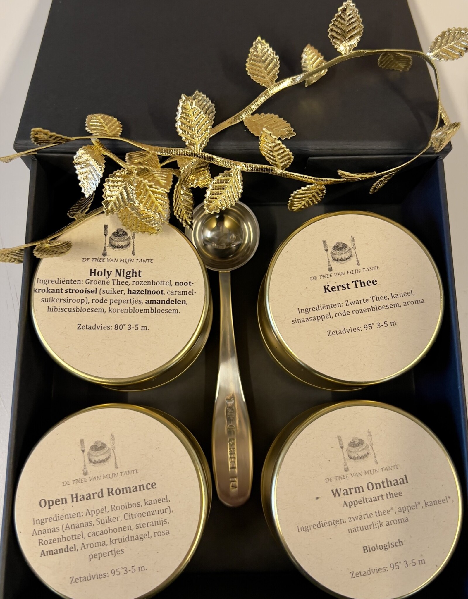 Theedoos - Kerst en Winter -  4 theesoorten