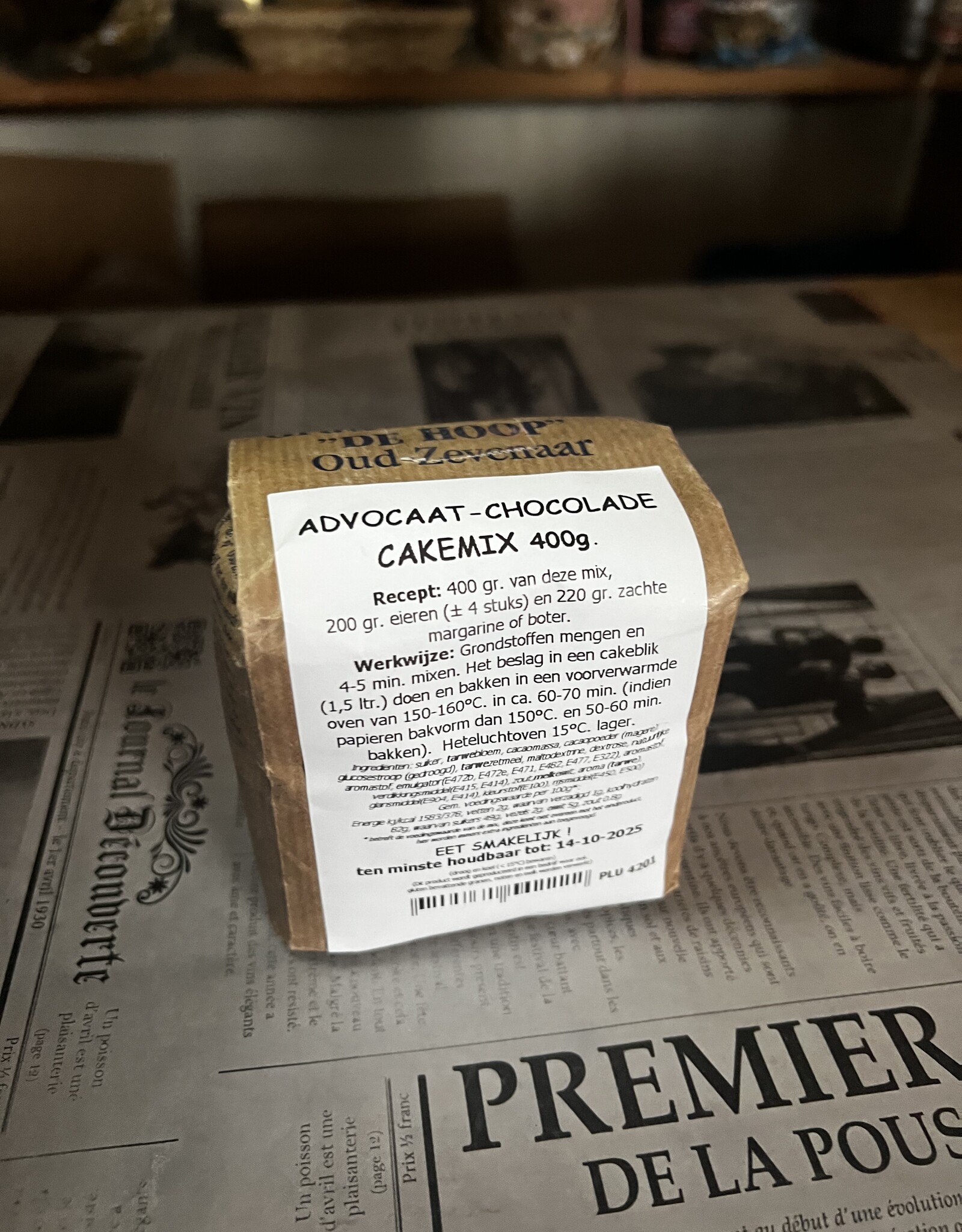 Grutterij Molen de Hoop Advocaat Chocolade Cakemix