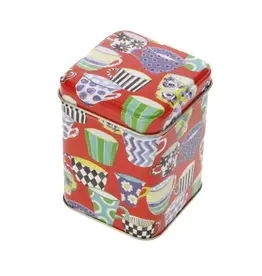 Theeblik Theekopjes Rood