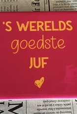 Tegeltje - Werelds goedste juf