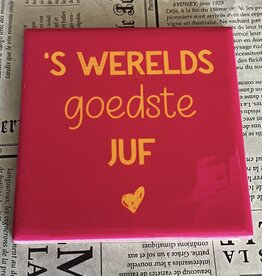 Tegeltje - 'Werelds goedste juf