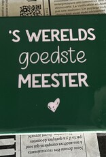 Tegeltje - Werelds goedste meester