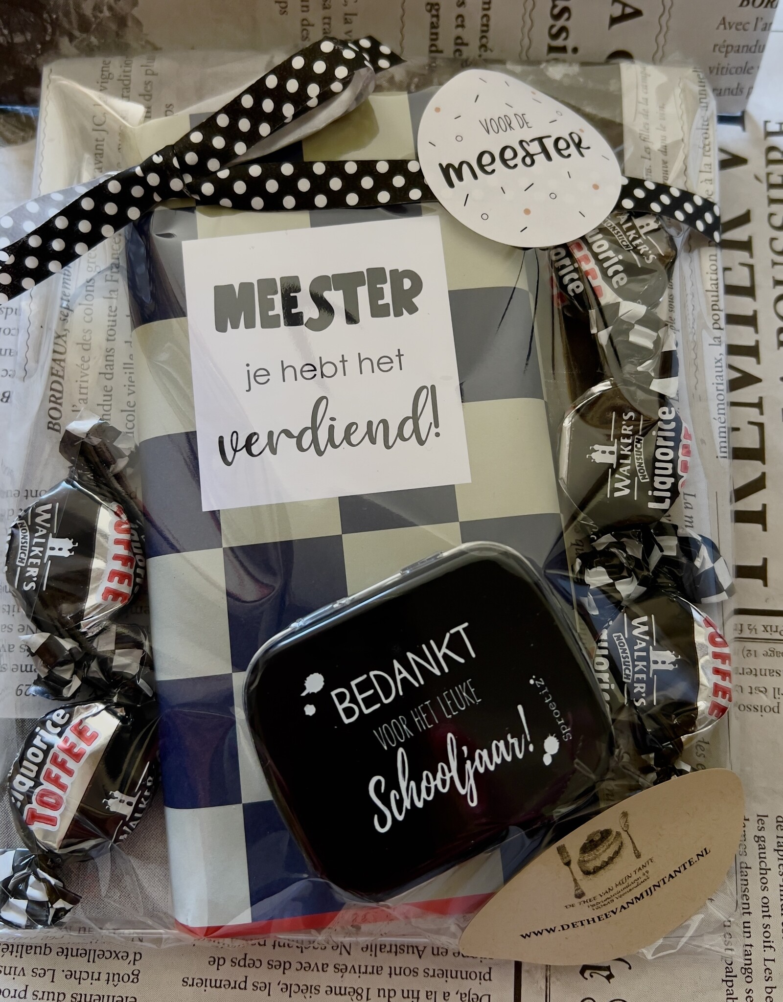 Voor de Meester - Bedankt - Je hebt het verdiend!