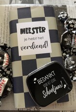 Voor de Meester - Bedankt - Je hebt het verdiend!