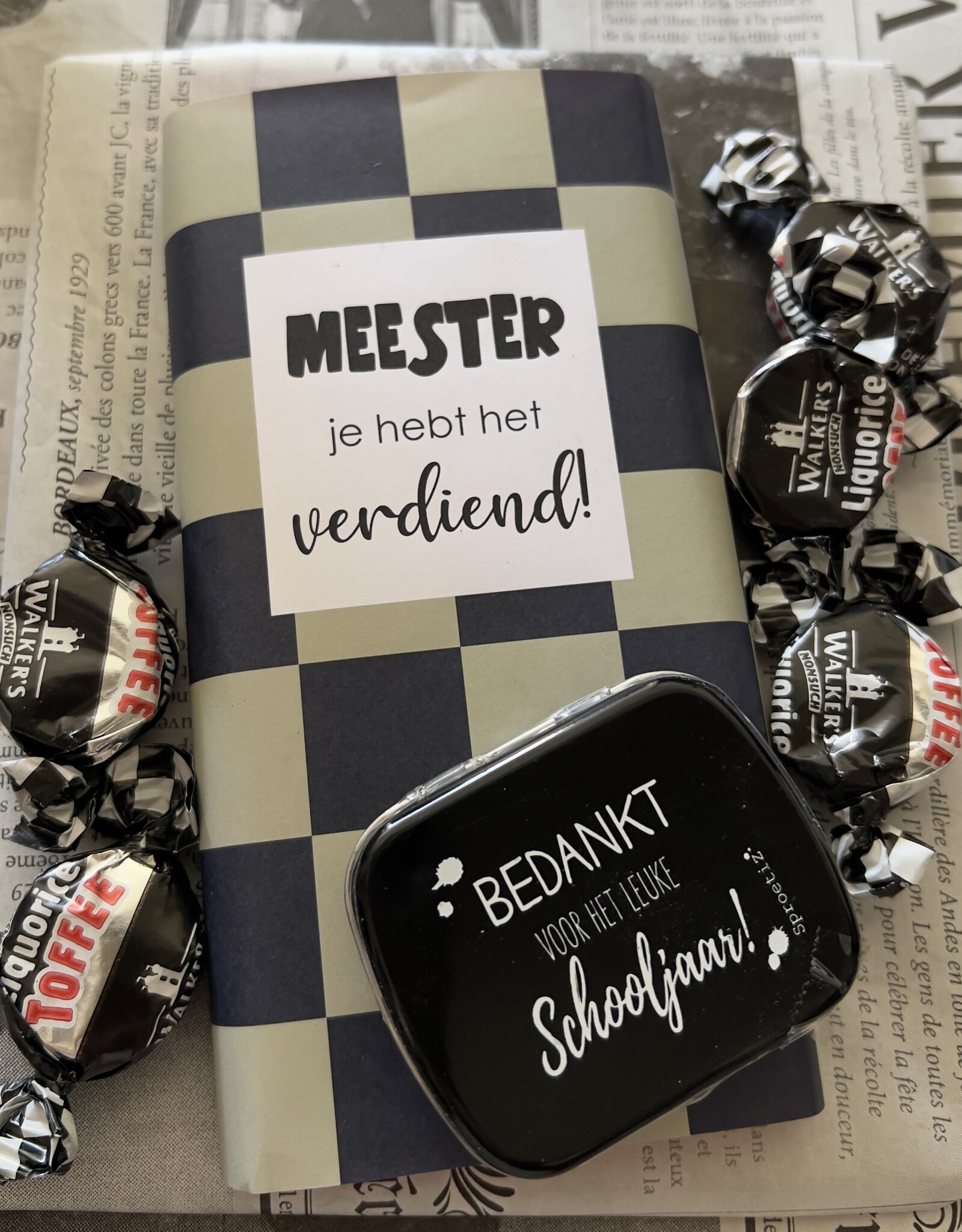 Voor de Meester - Bedankt - Je hebt het verdiend!