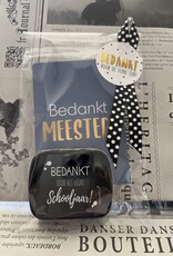 Voor de Meester - Blikje Bedankt Mintjes