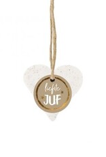 Voor de Juf - Een hartje van 100% Leuk