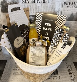 Cadeaupakket in mand -  Bedankt