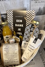 Cadeaupakket  in mand - Bedankt
