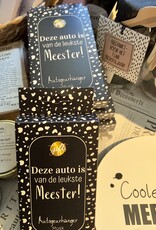 Bedankt Meester - Autogeurhanger