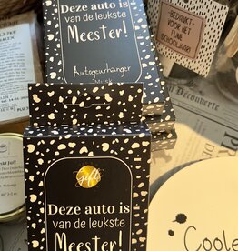 Bedankt Meester - Autogeurhanger