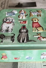 Hondenblik in relief, dogs in jumpers, gevuld met koekjes