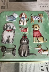 Hondenblik in relief, dogs in jumpers, gevuld met koekjes