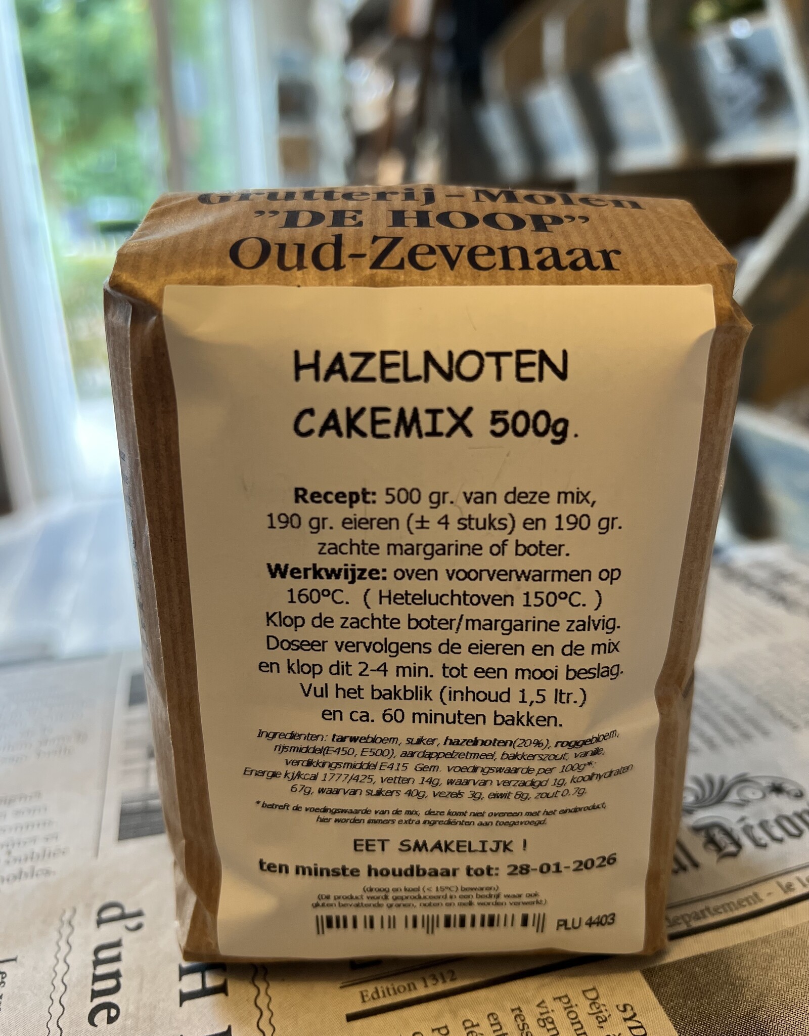 Hazelnoot Cakemix