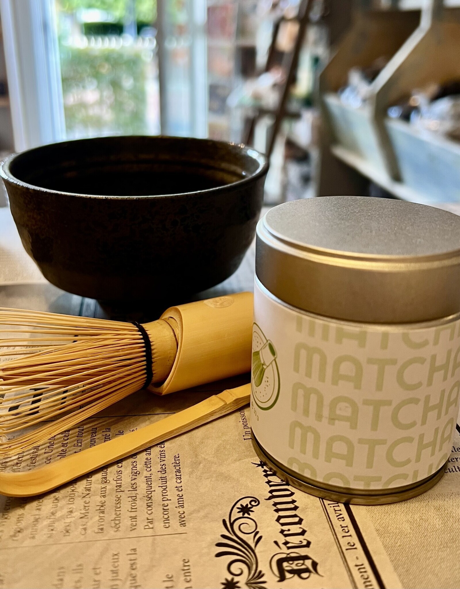 Matcha Scoop (shashaku)  bamboe