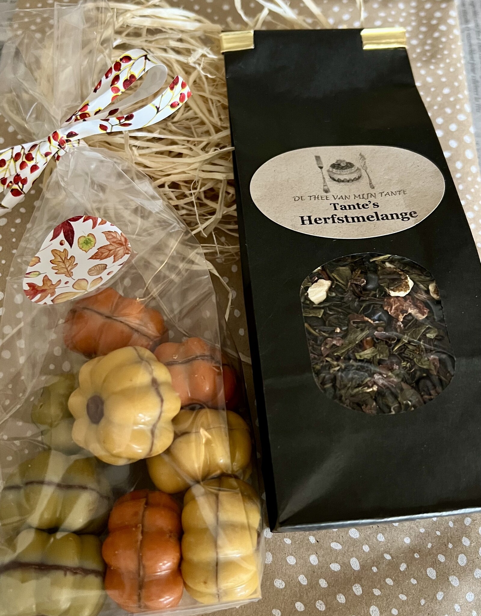 Herfstpakketje Thee en Chocolade