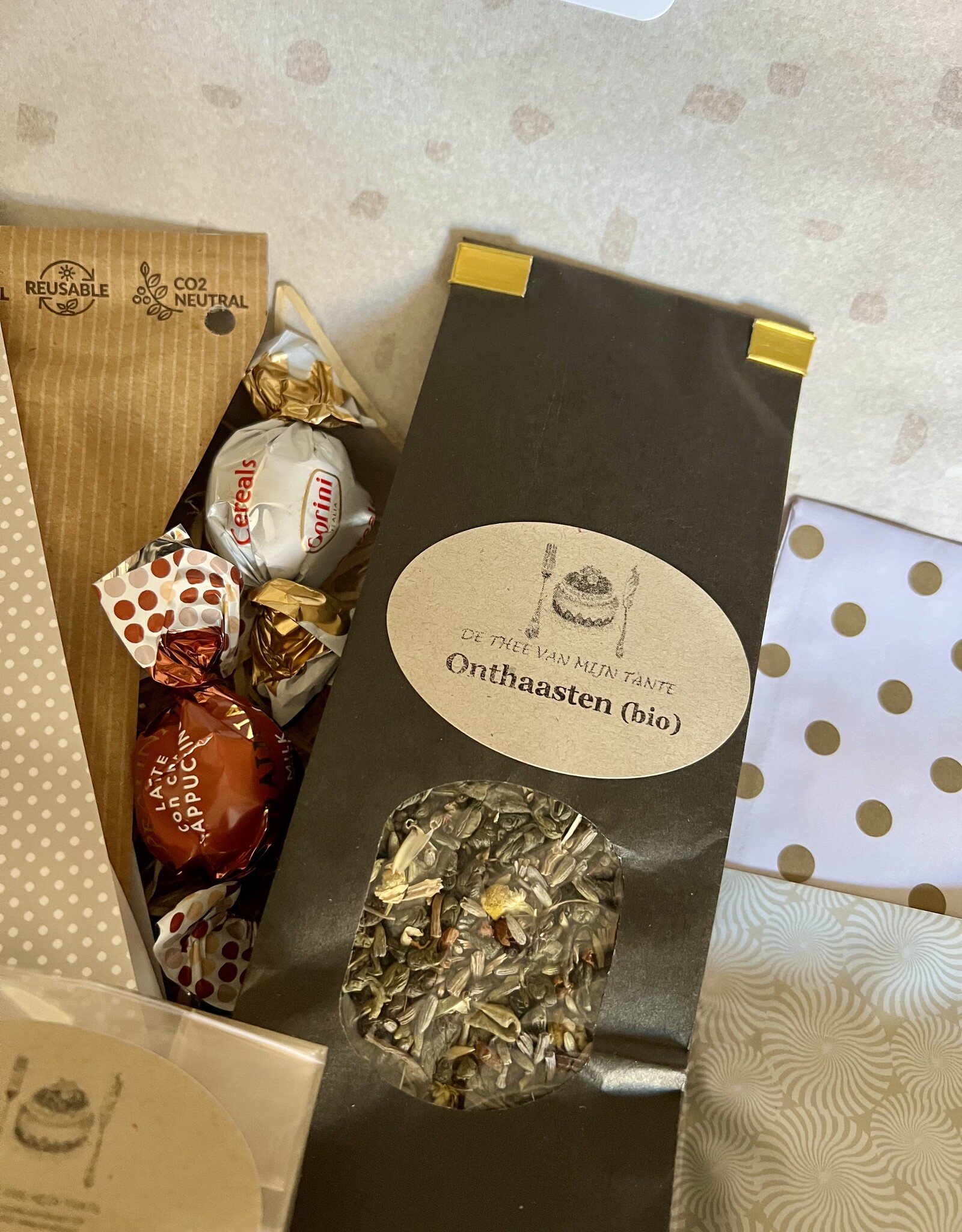 Brievenbuspakket - Koffie en Thee - Onthaasten