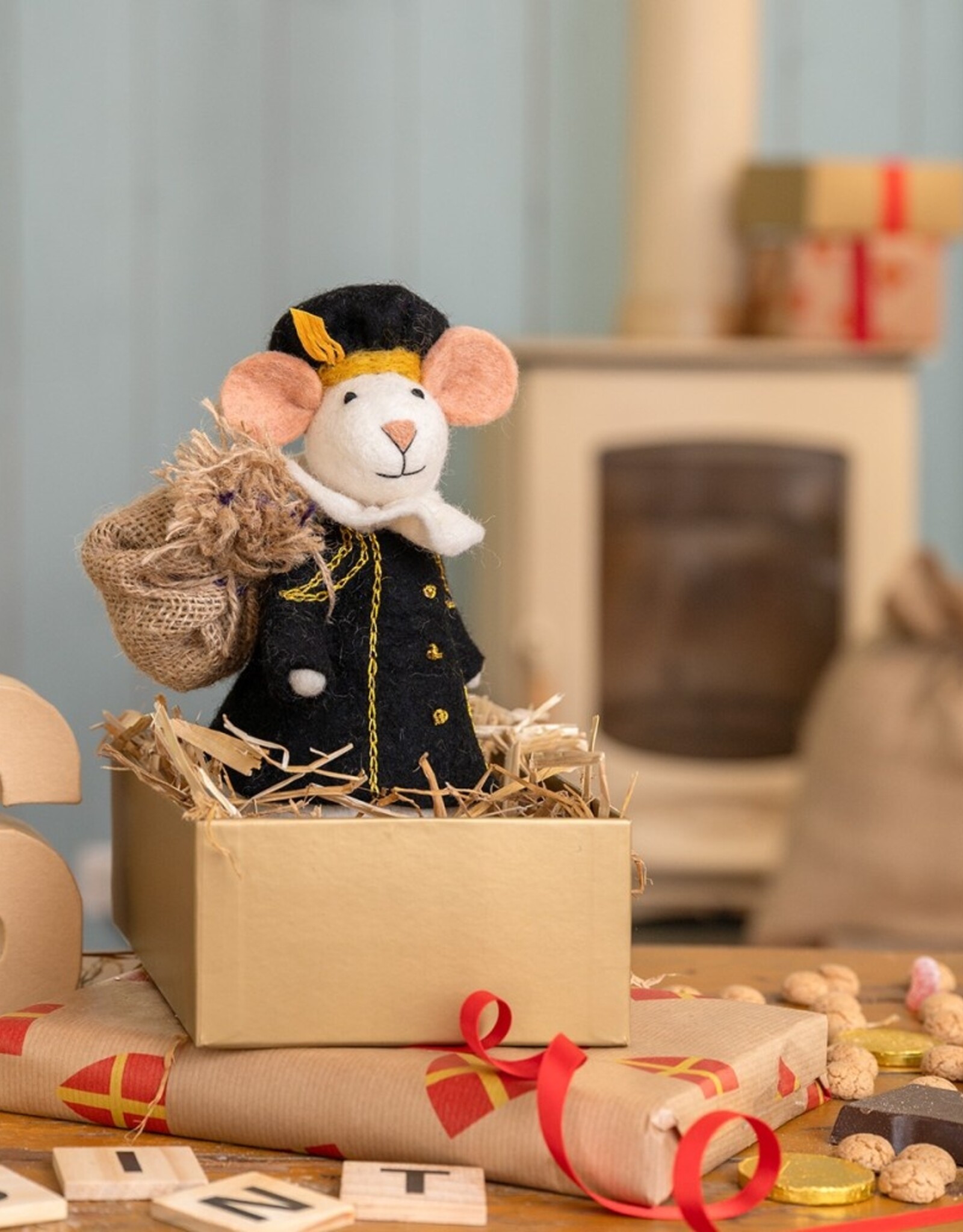 Sjaal met Verhaal Pietermuis Hoofdpiet