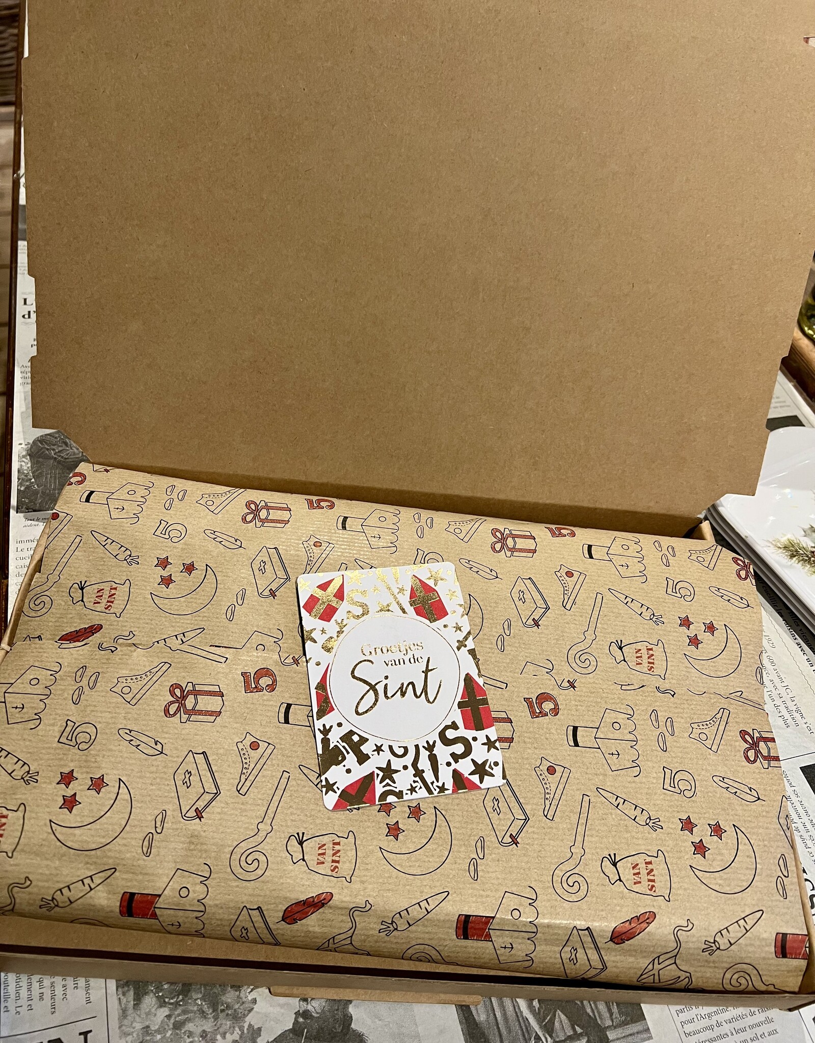 Brievenbuspakket Sinterklaas - met letter