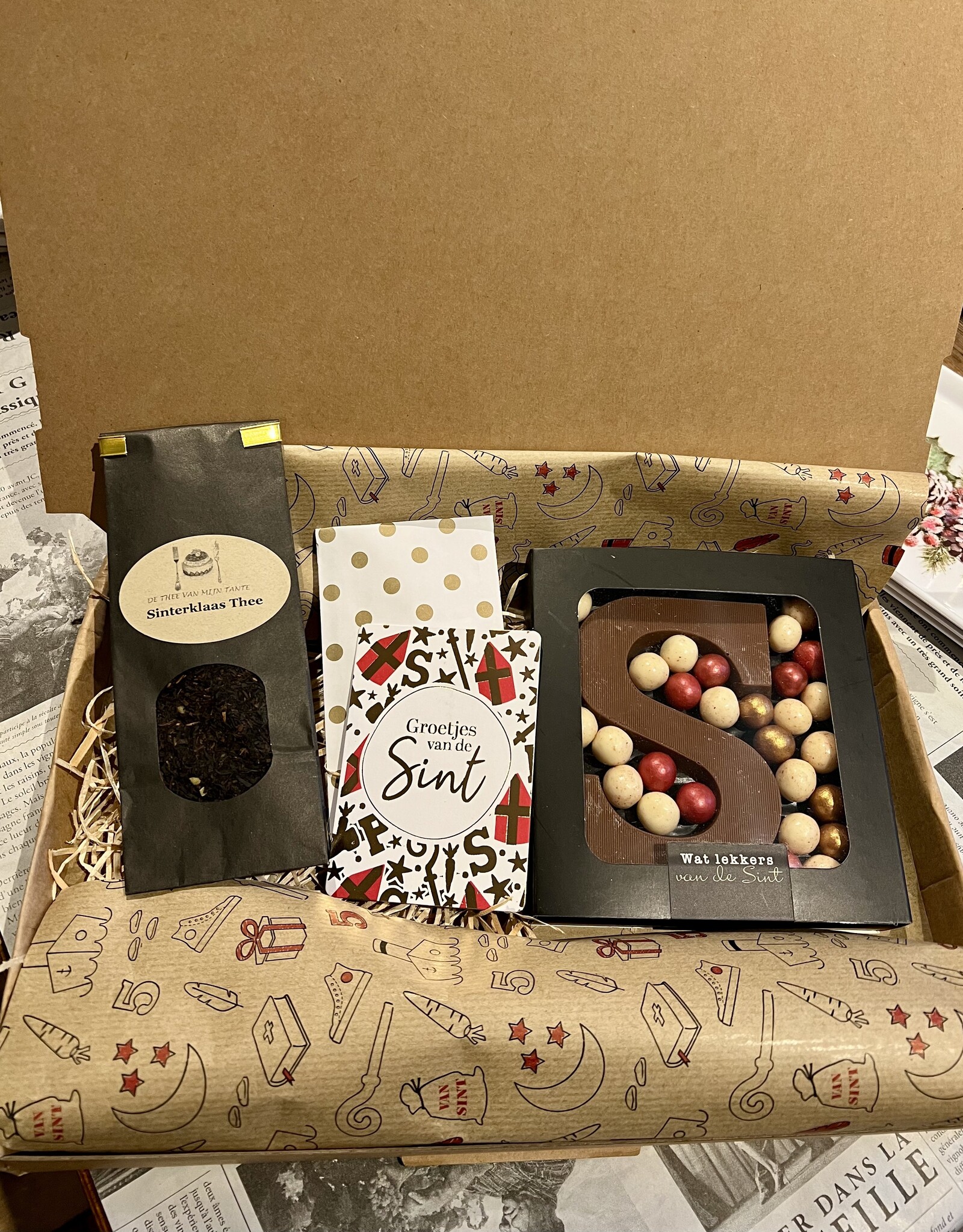 Brievenbuspakket Sinterklaas - met letter